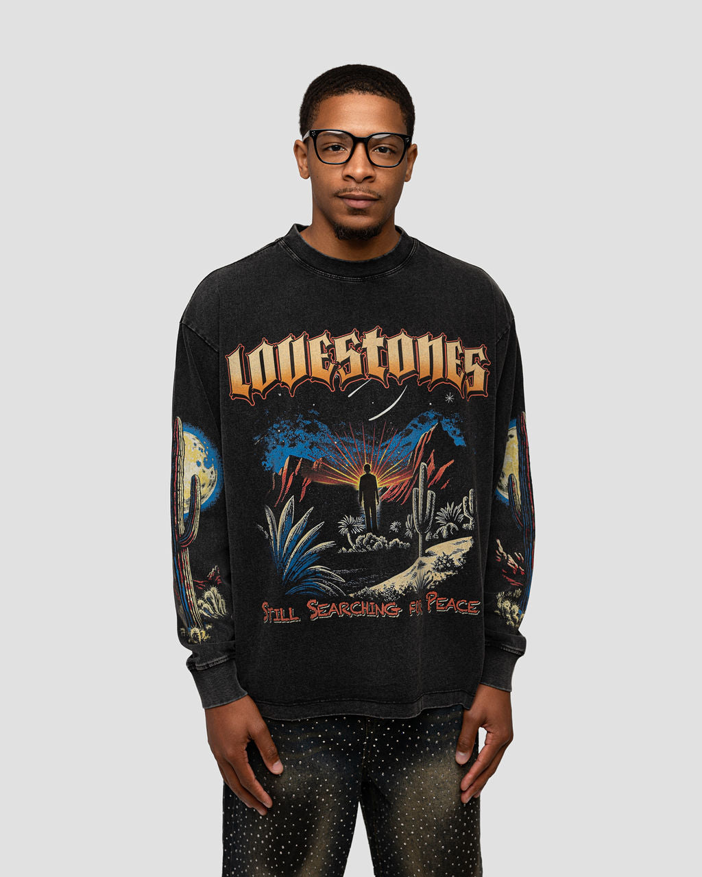 Road to Paradise Long Sleeve T-Shirt - Black