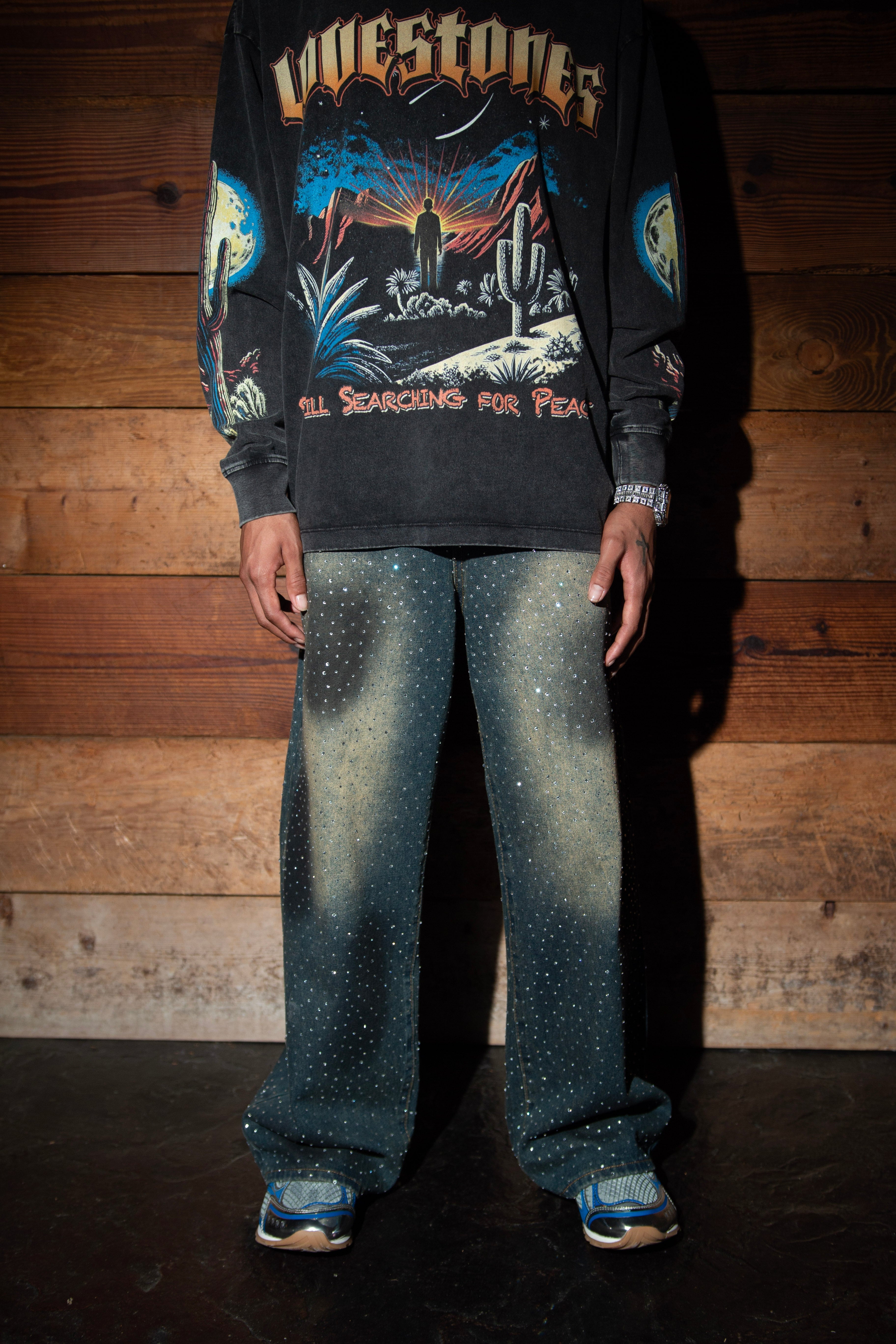 Road to Paradise Long Sleeve T-Shirt - Black